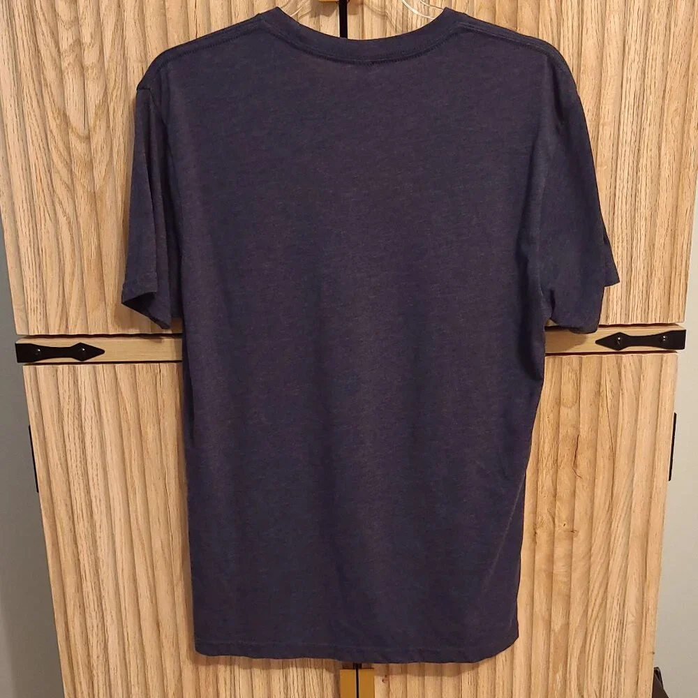 Next Level "DUO" Logo Tee Shirt - Heather Charcoal - Size M - Picture 3 of 10